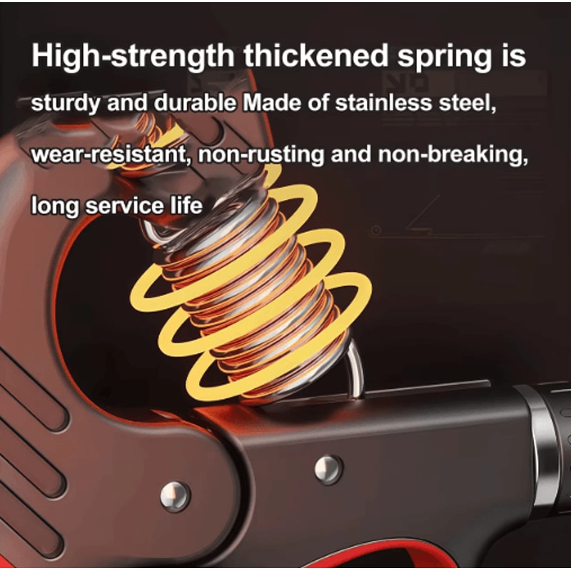 5100KG Adjustable Hand Gripper Wrist And Forearm Strengthener With Grip Dynamometer 5