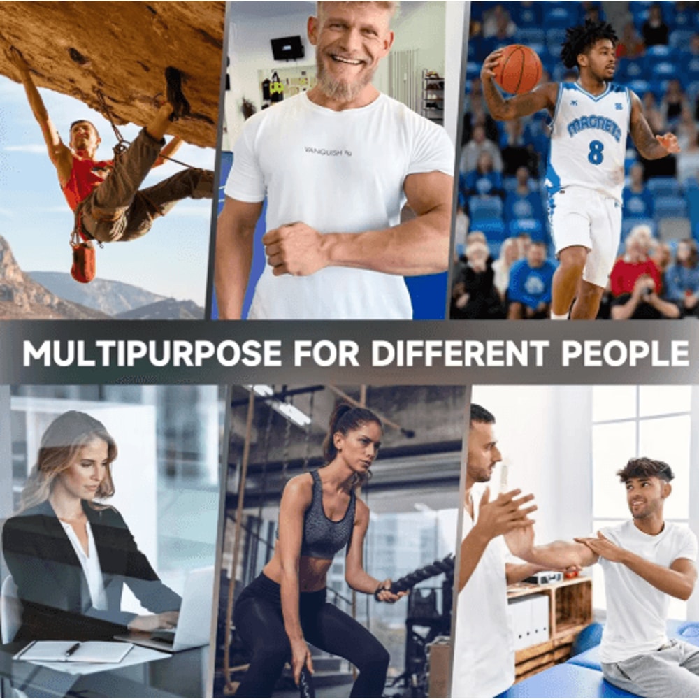 Hand Grip Strengthener Set Adjustable Gripper Finger Exerciser Bands And Stress Ball For Forearm T 2