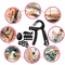Hand Grip Strengthener Set Adjustable Gripper Finger Exerciser Bands And Stress Ball For Forearm T 3