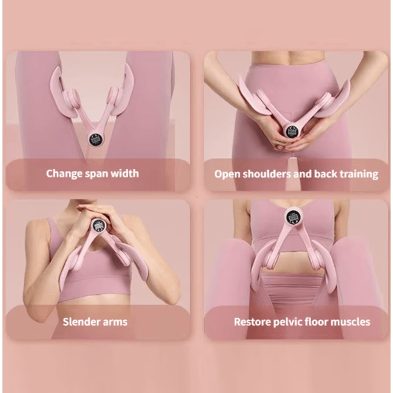 NonSlip Pelvic Floor Muscle Trainer Thigh Exerciser For Postpartum Recovery And Leg Butt Training 0