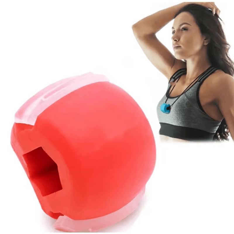 Silicone Jaw Exerciser Ball Face Fitness Trainer For Jawline And Facial Muscle Toning 1