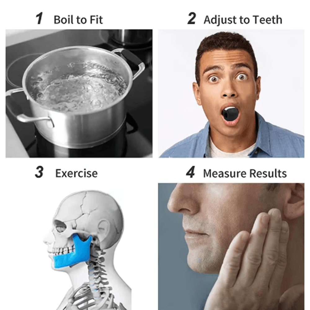 Silicone Jaw Exerciser Ball Face Fitness Trainer For Jawline And Facial Muscle Toning 6