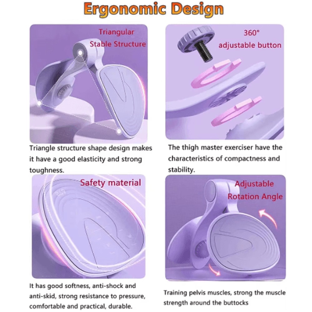Pelvic Floor Muscle Trainer With Counter Kegel Exerciser For Hip Inner Thigh And FullBody Toning 7