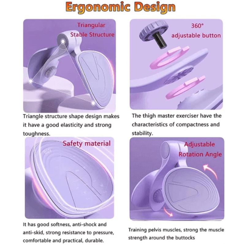 Pelvic Floor Muscle Trainer With Counter Kegel Exerciser For Hip Inner Thigh And FullBody Toning 7