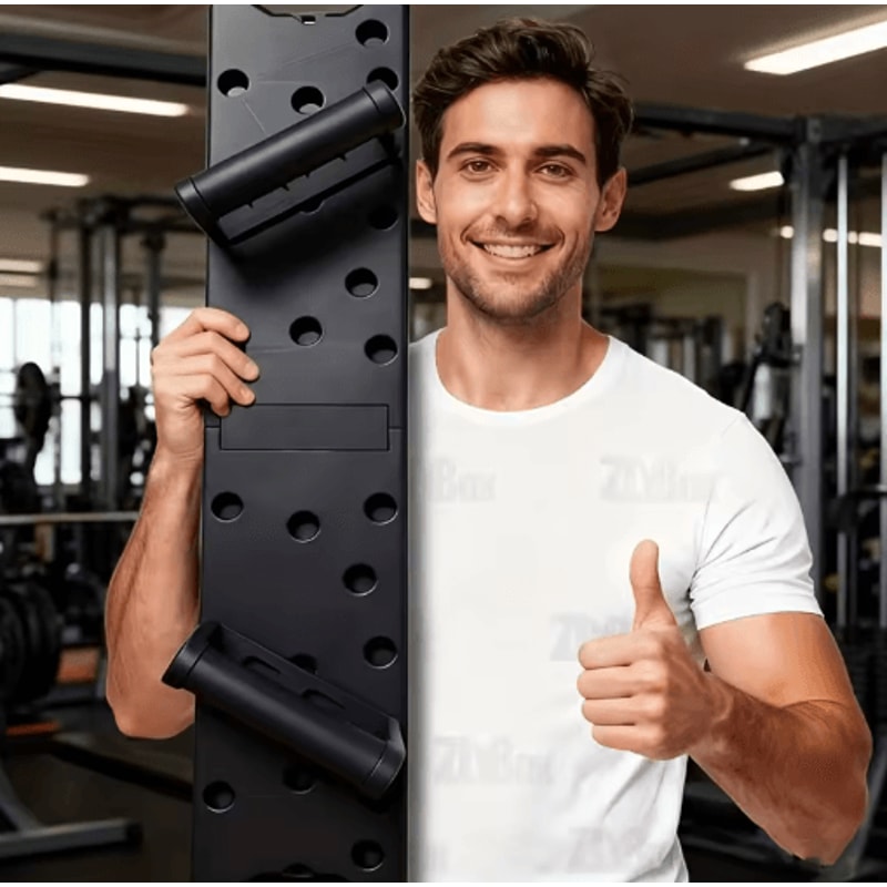 Portable Multifunctional Push Up Board Set With Handles Foldable Home Upper Body Workout System 1