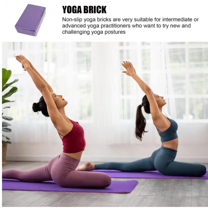 EVA Yoga Blocks Lightweight Foam Yoga Brick For Stretching Dance And Fitness Training 7