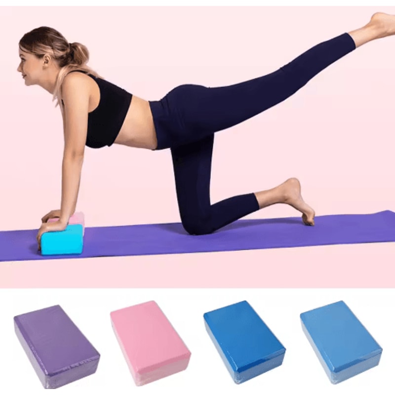EVA Yoga Blocks Lightweight Foam Yoga Brick For Stretching Dance And Fitness Training 0