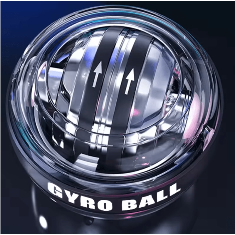 SelfStarting Wrist Gyro Ball Power Trainer For Forearm Wrist And Finger Strength 0