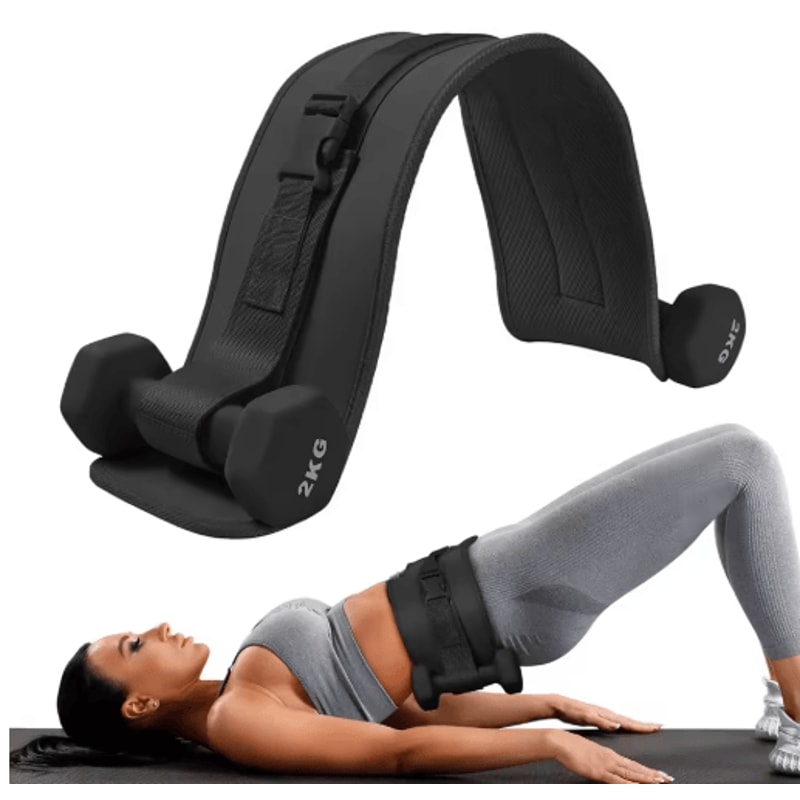 Thickened Hip Thrust Belt Dumbbell And Kettlebell Glute Bridge Weight Belt 2