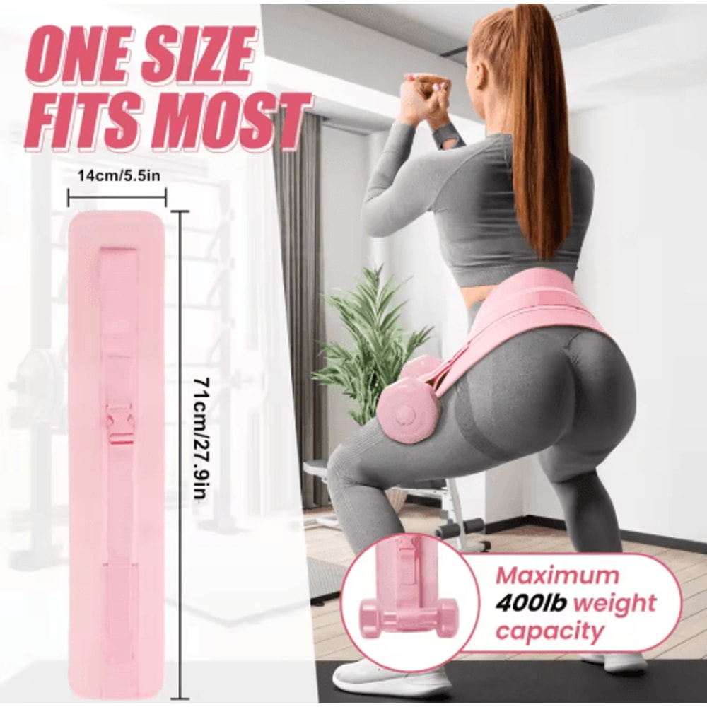 Thickened Hip Thrust Belt Dumbbell And Kettlebell Glute Bridge Weight Belt 7