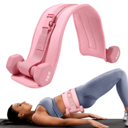 thickened hip thrust belt – dumbbell and kettlebell glute bridge weight belt