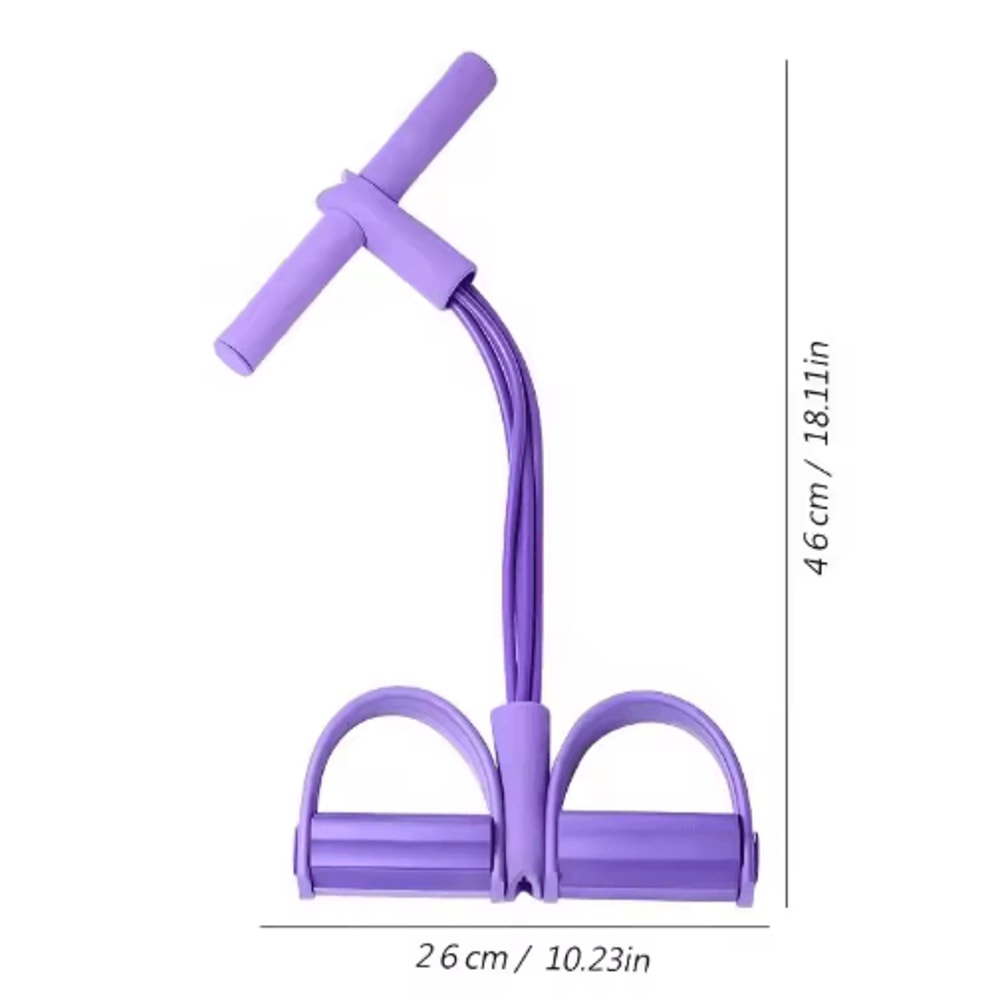 FourTube Pedal Resistance Band Multi Functional Abdominal Tension Rope For Home Fitness 3