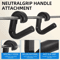 2 PCS Nylon Suspension Grip Handles Non Slip Lat Pulldown And Cable Machine Attachments 3