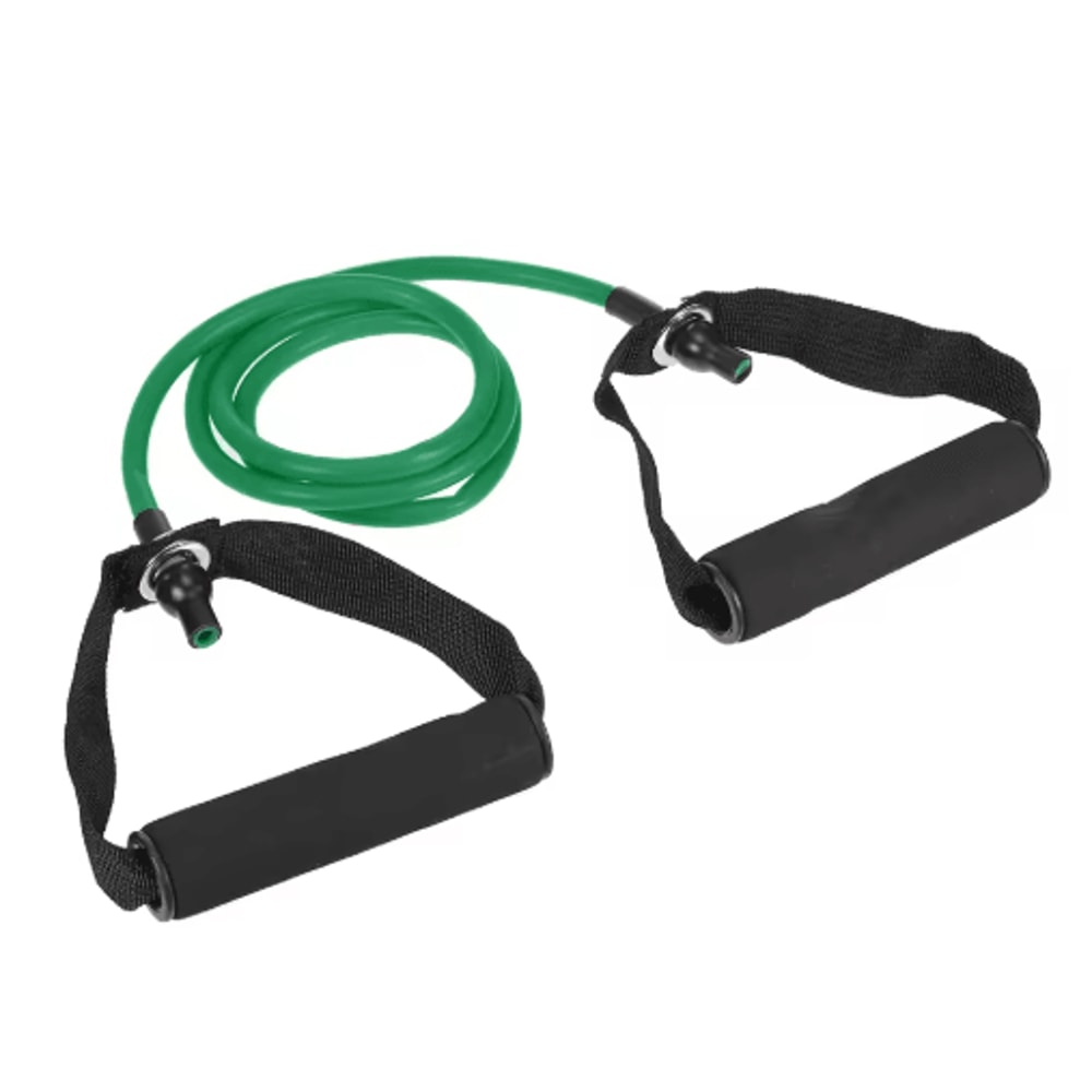 Uxcell TPE Single Resistance Band With Handles Home Workout Strength And Pilates Stretch Band 2