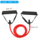 Uxcell TPE Single Resistance Band With Handles Home Workout Strength And Pilates Stretch Band 6