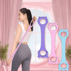 8 shaped resistance band – figure 8 pull up and full body exercise stretch band