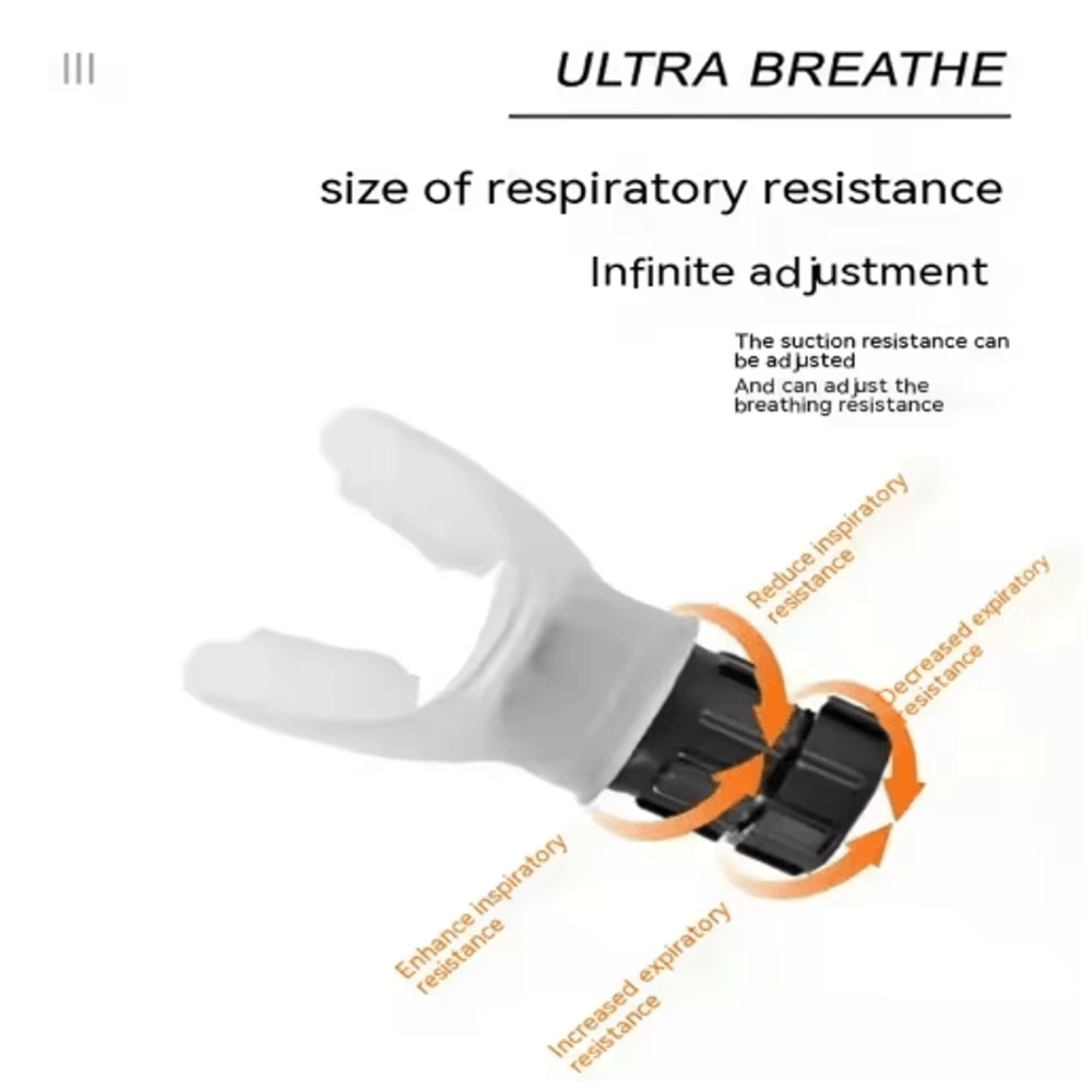 Portable Lung Capacity Trainer Abdominal Breathing And Respiratory Exercise Device 3