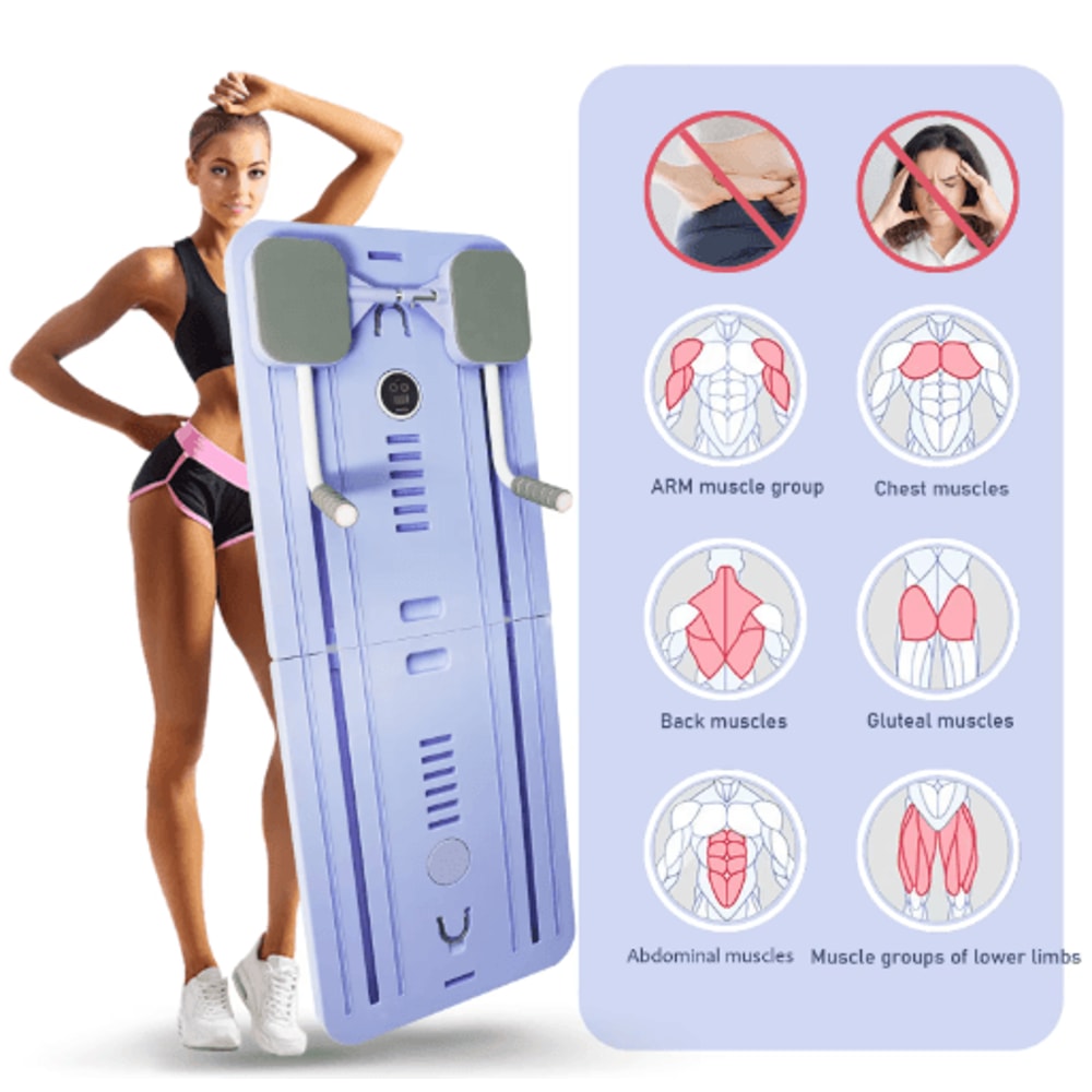 ReboundCore MultiFunctional Ab Roller Board With Resistance Bands 0