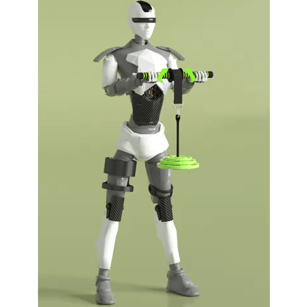 PowerGrip Wrist Roller Exerciser Bar For Forearm And Grip Strength 3