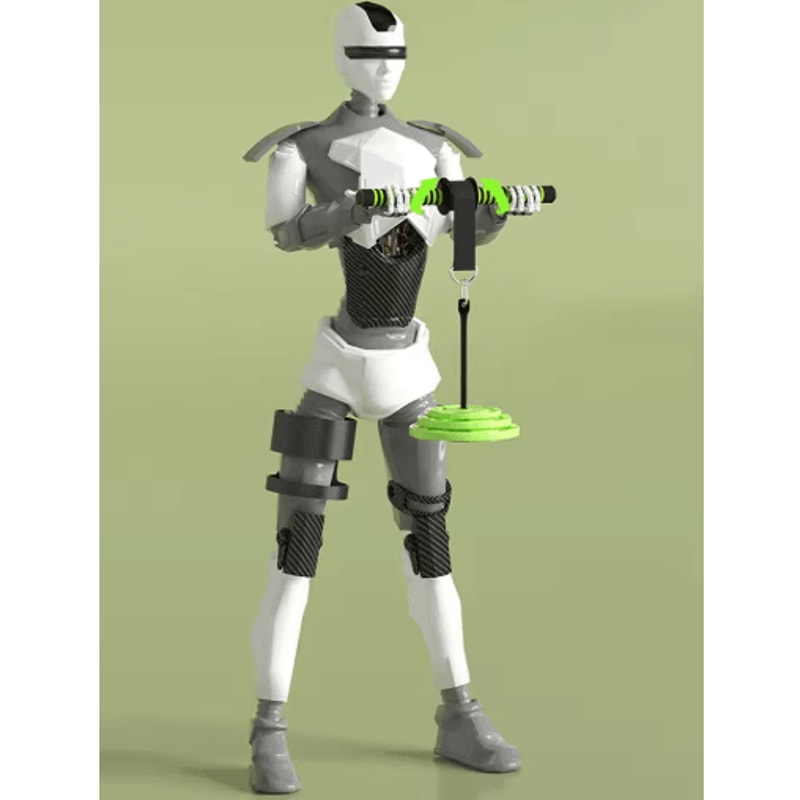 PowerGrip Wrist Roller Exerciser Bar For Forearm And Grip Strength 3