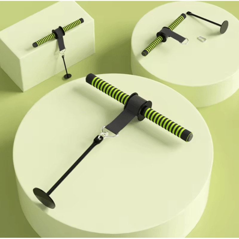 PowerGrip Wrist Roller Exerciser Bar For Forearm And Grip Strength 5