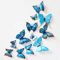 12 Piece 3D Double Layer Butterfly Wall Stickers For Elegant Home And Party Decor 5