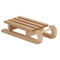 Mini 1 To 12 Scale Wooden Snow Sled Ornament For Dollhouse And Desktop Decor 5