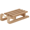 Mini 1 To 12 Scale Wooden Snow Sled Ornament For Dollhouse And Desktop Decor 0