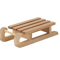 Mini 1 To 12 Scale Wooden Snow Sled Ornament For Dollhouse And Desktop Decor 0