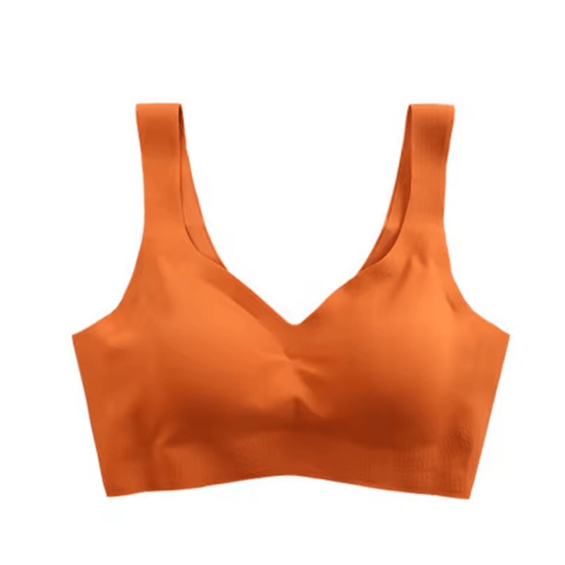 Seamless Ice Silk Wireless Push Up Bra With Removable Pads 2