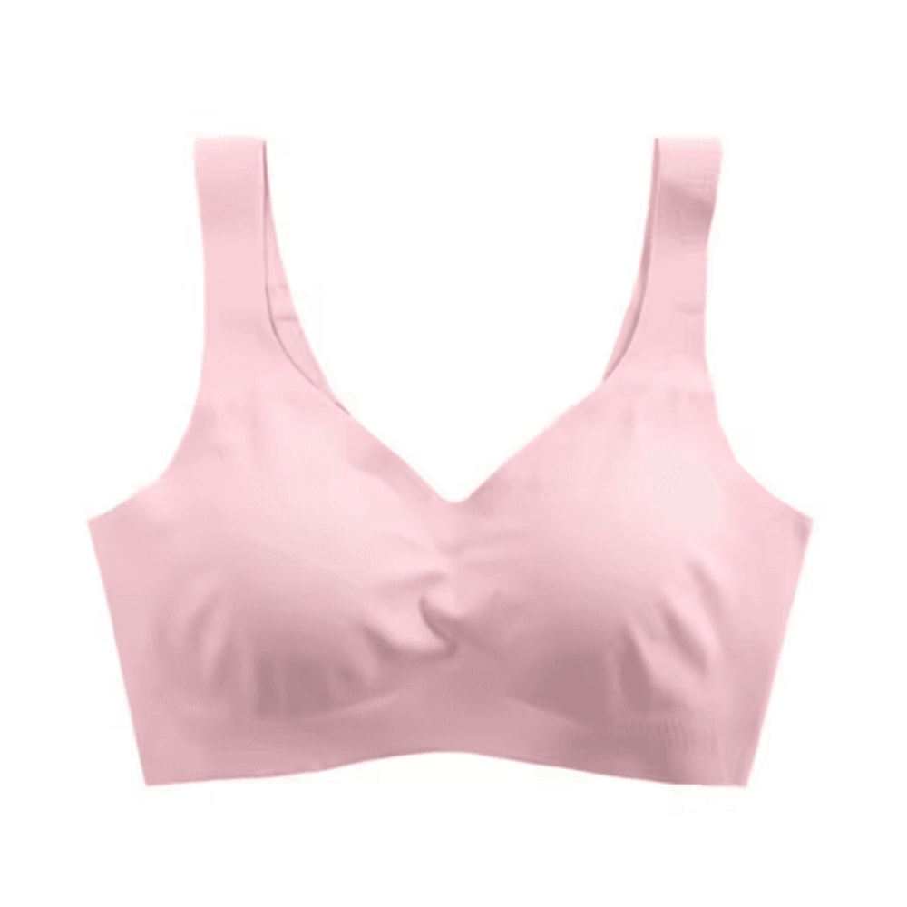 Seamless Ice Silk Wireless Push Up Bra With Removable Pads 6