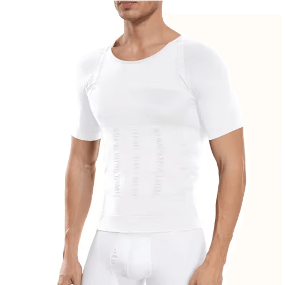 UltraFit Men Compression Slimming Shirt For Chest And Tummy Control 2