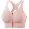 CZGUKE Front Zipper High Impact Sports Bra For Running And Yoga 2
