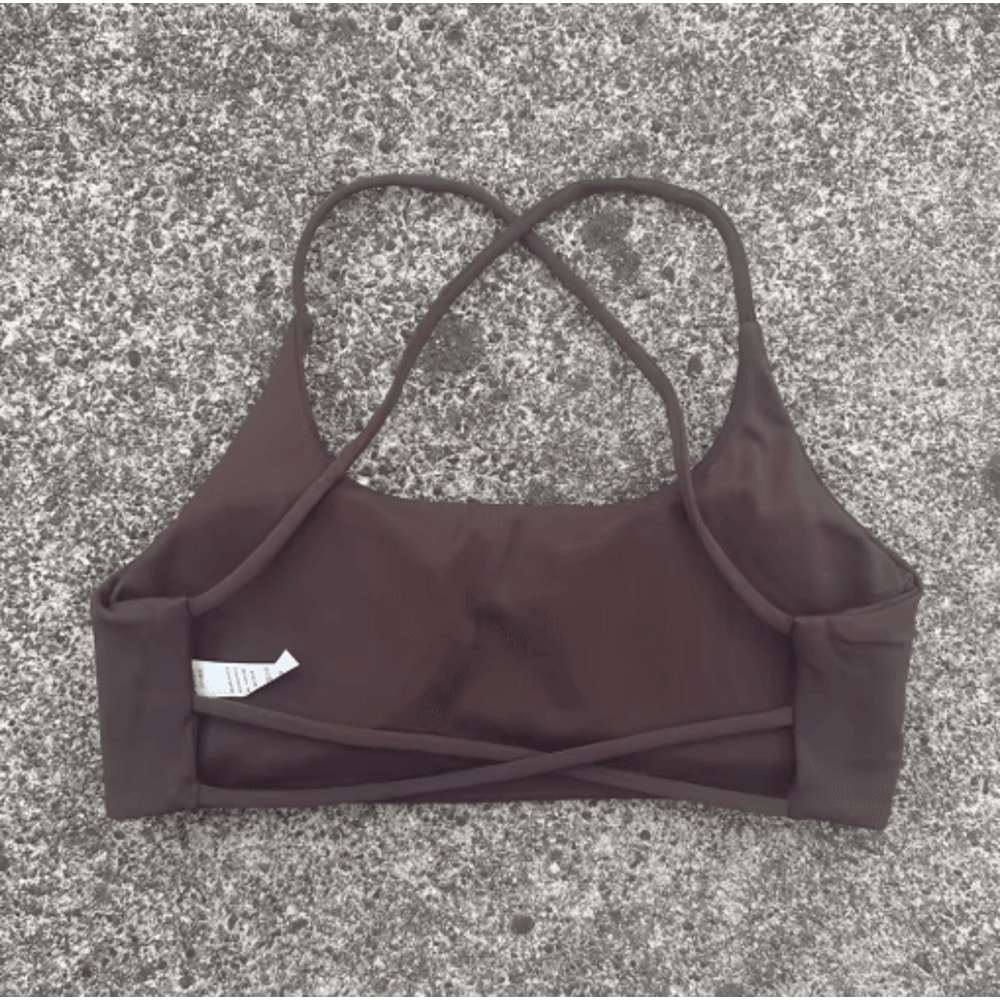 FlexCross High Support Cross Back Sports Bra With Chest Pads 2