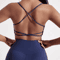 FlexCross High Support Cross Back Sports Bra With Chest Pads 11