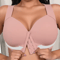 Comfort Ease Seamless Front Button Minimizer Bra Vest For All Day Support 1