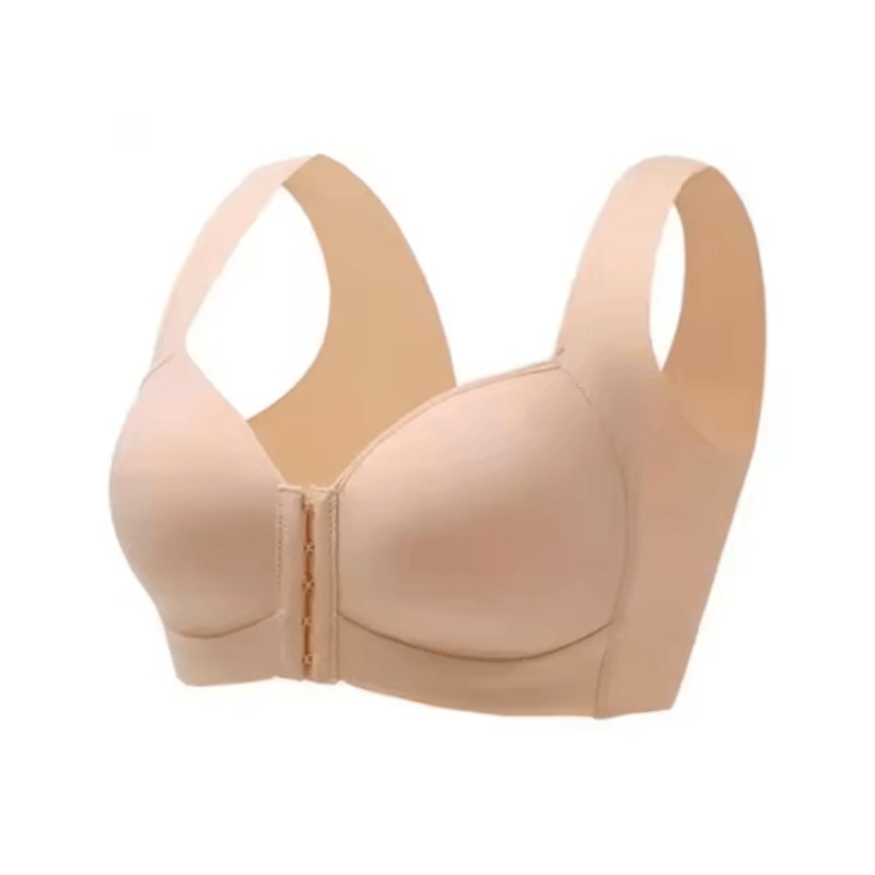 Comfort Ease Seamless Front Button Minimizer Bra Vest For All Day Support 2