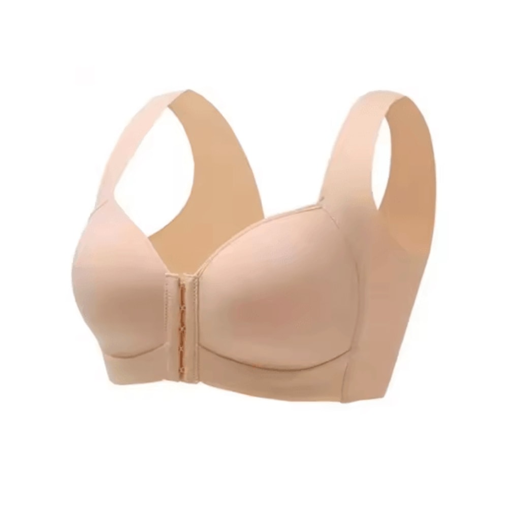 Comfort Ease Seamless Front Button Minimizer Bra Vest For All Day Support 5