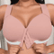 Comfort Ease Seamless Front Button Minimizer Bra Vest For All Day Support 9