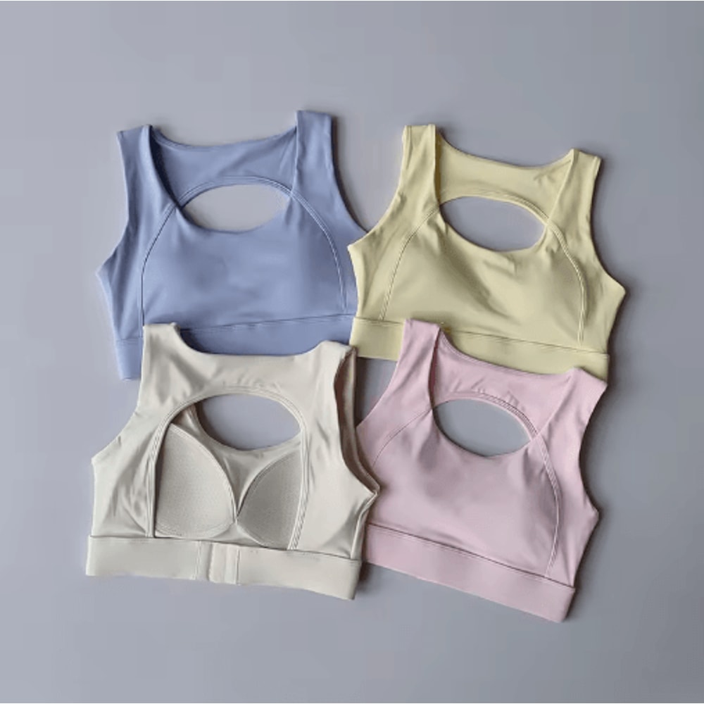 ElevateFit Shockproof Beautiful Back Sports Bra For HighIntensity Training 0