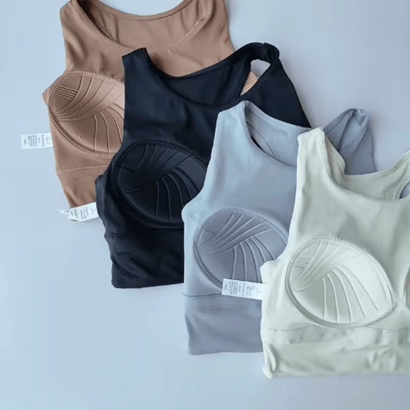 AirFlex Shockproof Full Cup Sports Vest Bra For Running And Gym 9