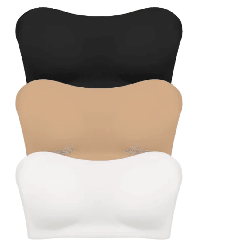 SilkLift Strapless Push Up Bra With Removable Pads And Anti Slip Support 2