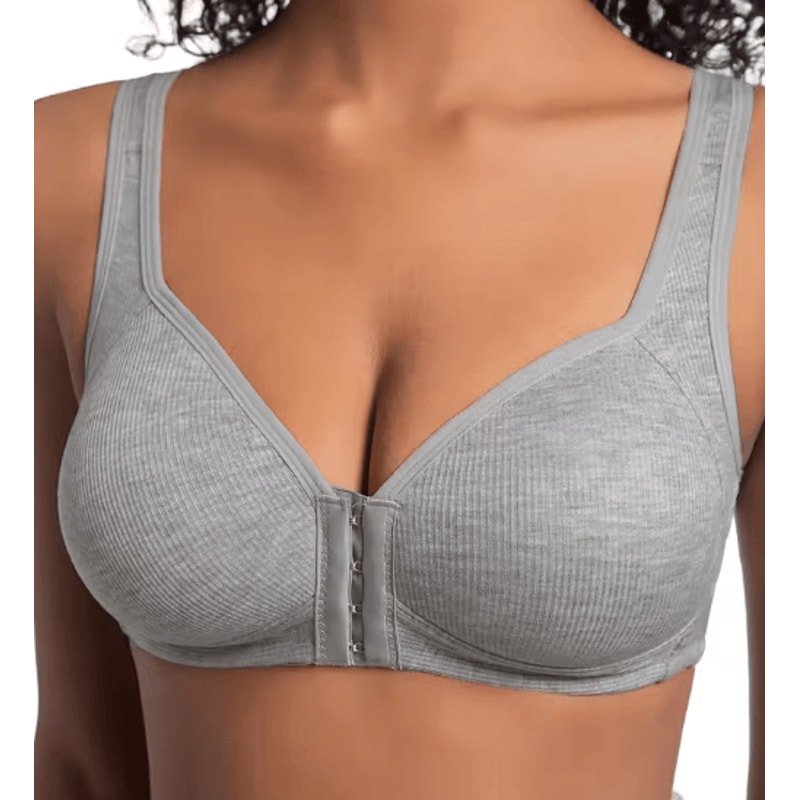 ComfortCare WireFree Front Closure Full Coverage Bra With Fixed Cups 2