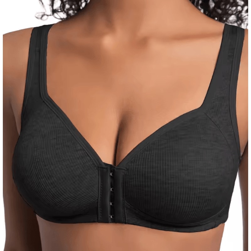 ComfortCare WireFree Front Closure Full Coverage Bra With Fixed Cups 3