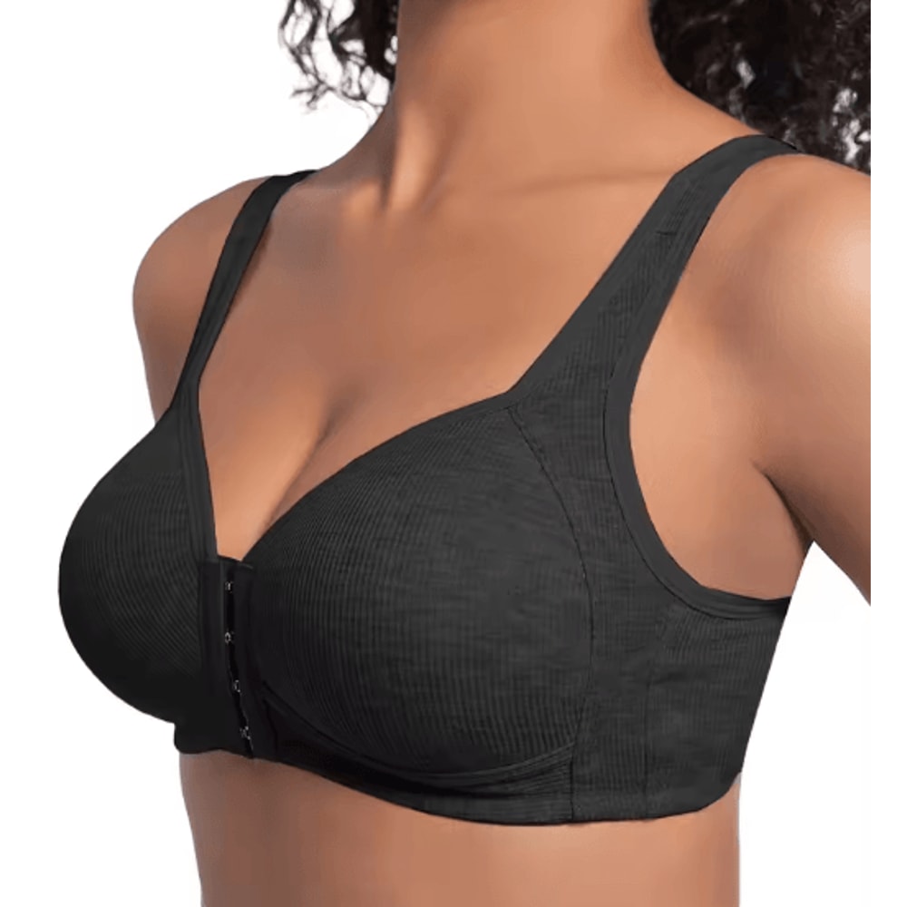 ComfortCare WireFree Front Closure Full Coverage Bra With Fixed Cups 7
