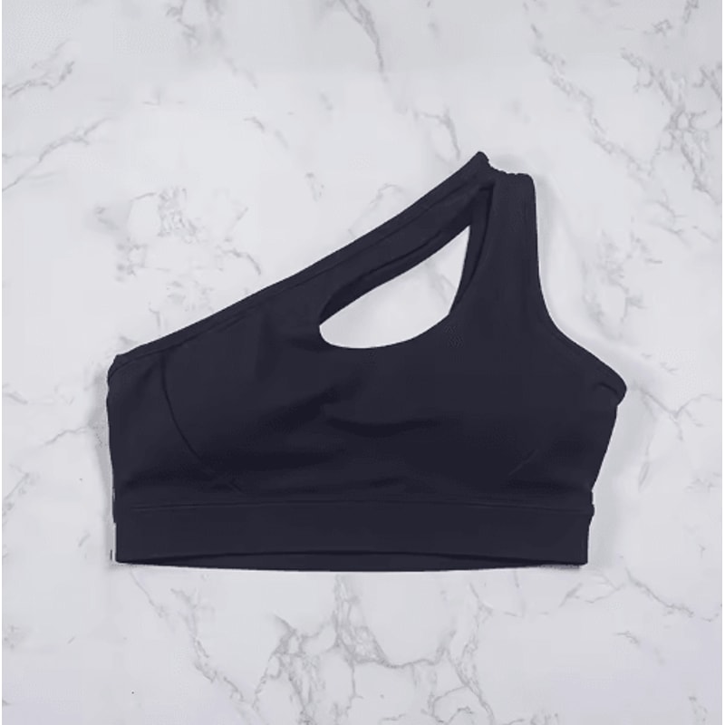 DIAS FIT JOY One Shoulder Sports Bra Asymmetrical Yoga Top 5