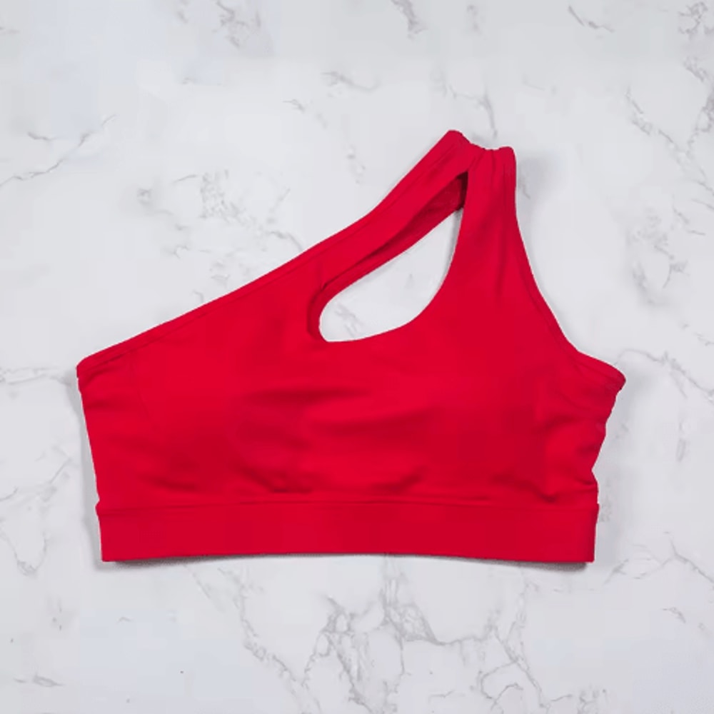 DIAS FIT JOY One Shoulder Sports Bra Asymmetrical Yoga Top 7