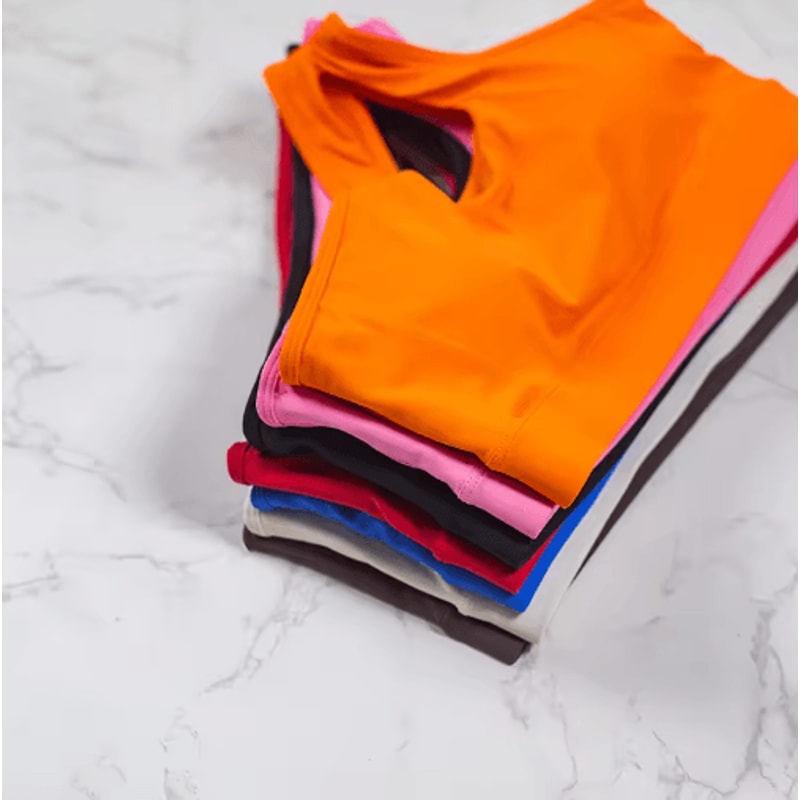 DIAS FIT JOY One Shoulder Sports Bra Asymmetrical Yoga Top 9