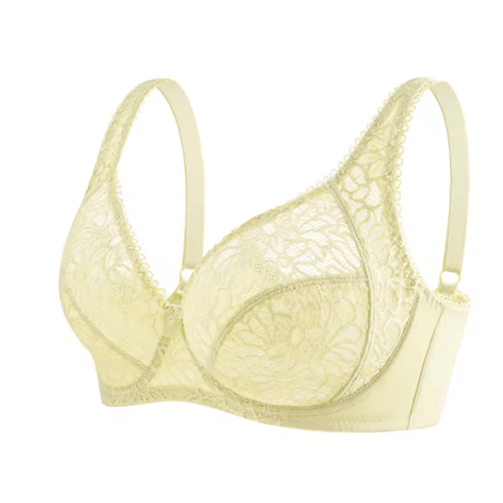 Elegant Lace Plus Size Lace Bra Full Coverage Support For C To F Cup 5