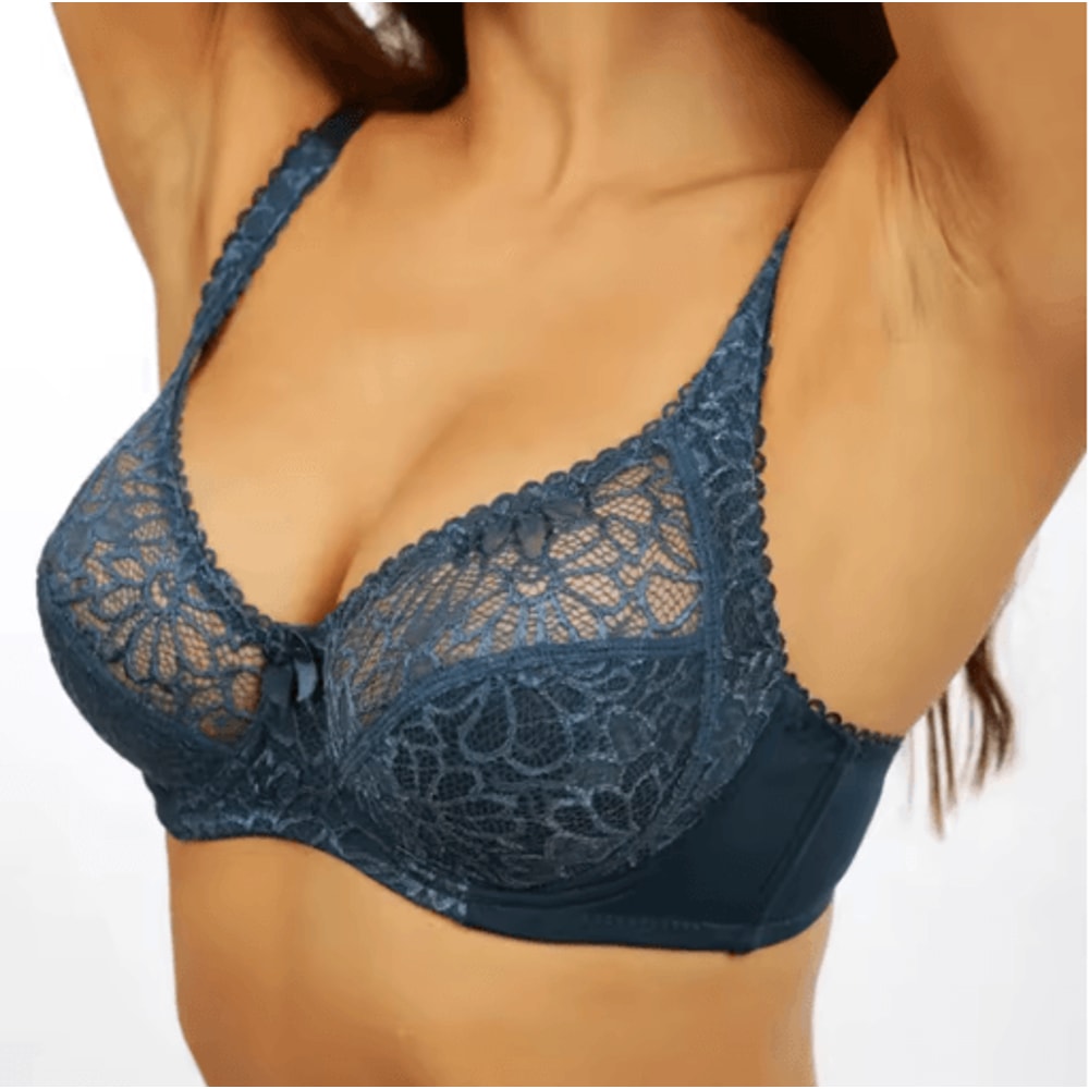 Elegant Lace Plus Size Lace Bra Full Coverage Support For C To F Cup 11